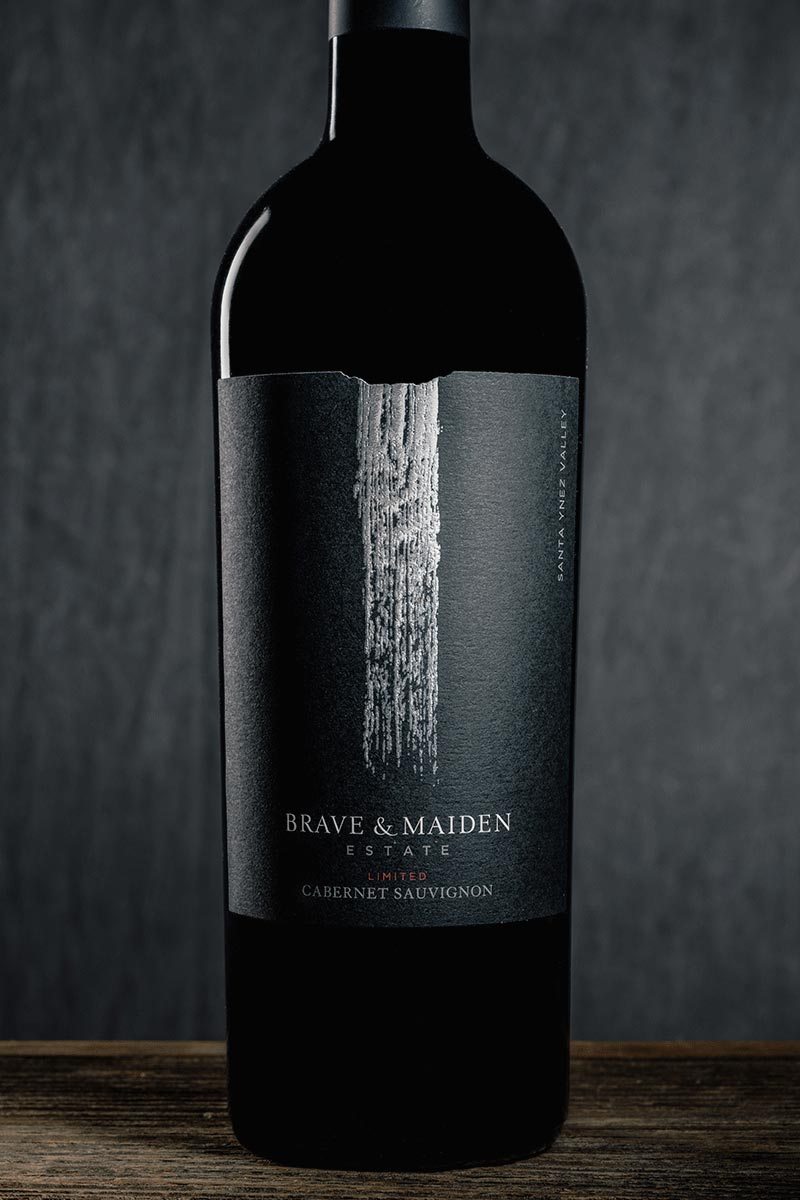 Bottle image of their limited cabernet sauvignon linking the to current releases shop