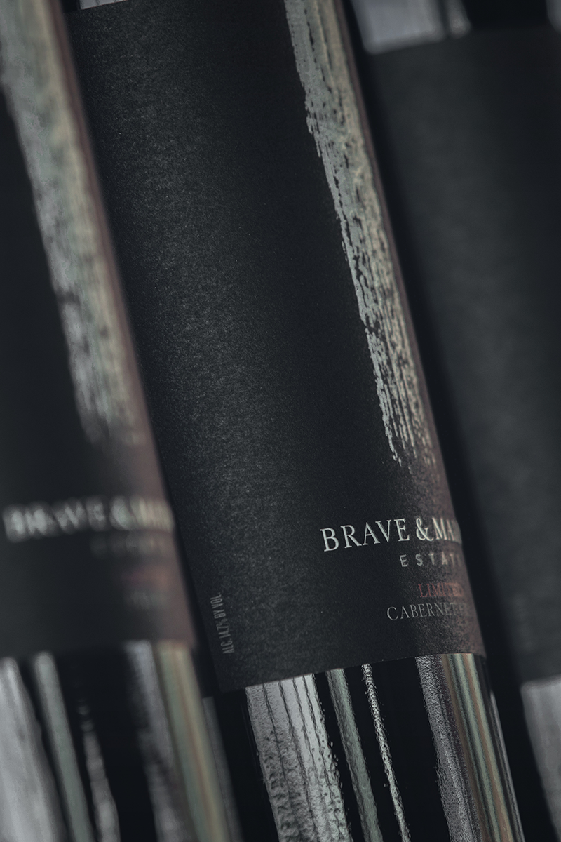 Limited Cabernet Sauvignon bottles in rack linking to the shop for library wines