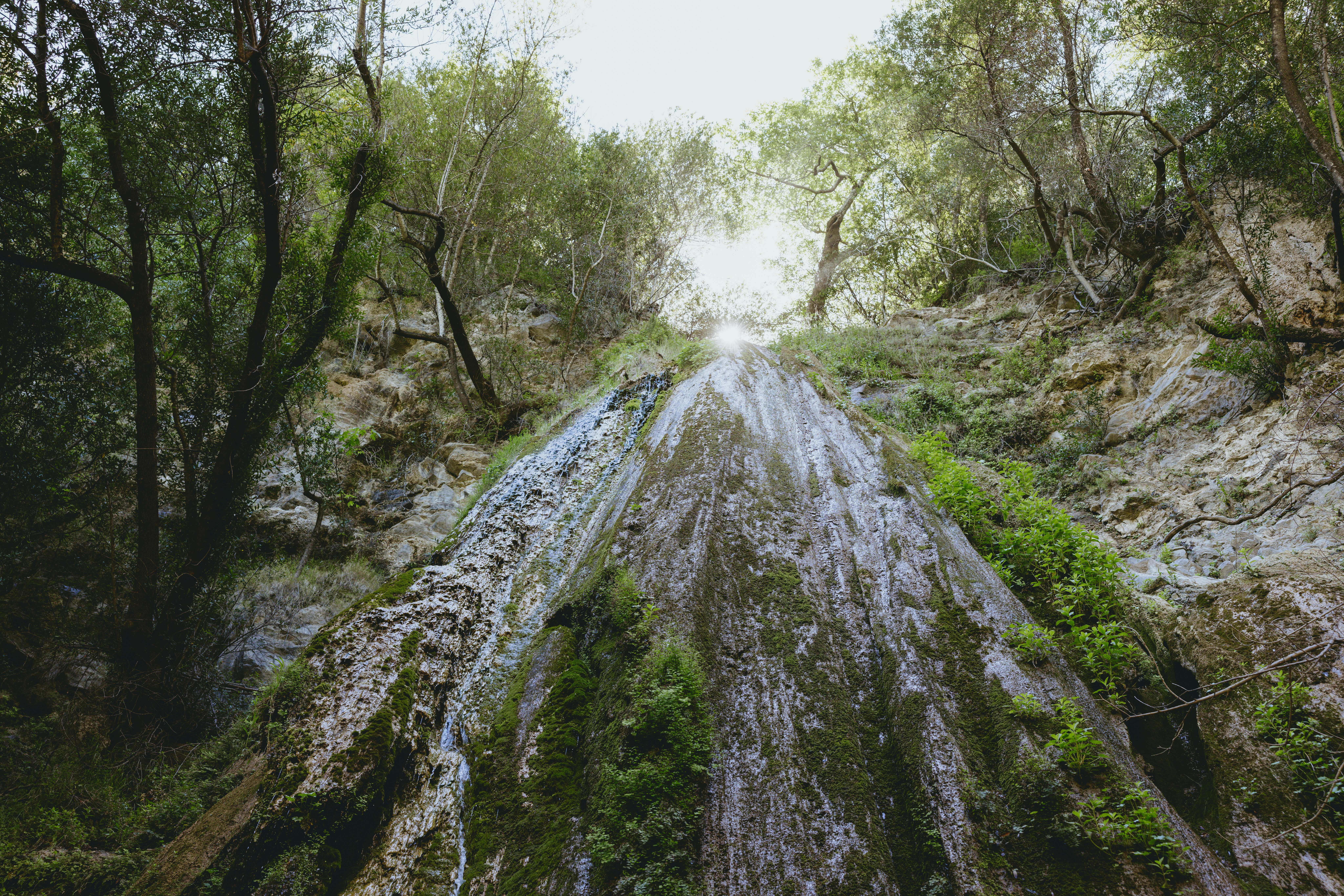 The Nojoqui Falls, from below
